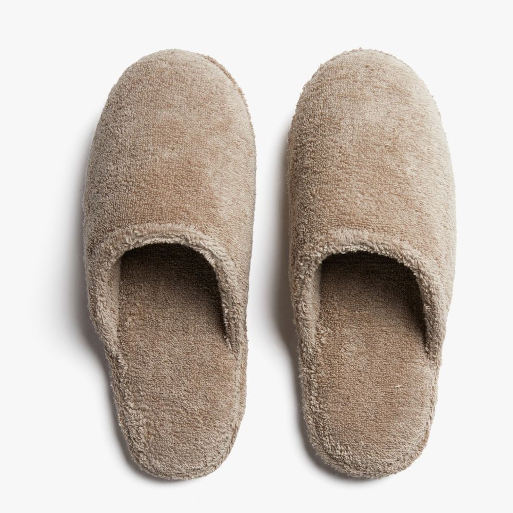 Parachute Classic Turkish Cotton Slippers - XL Fawn